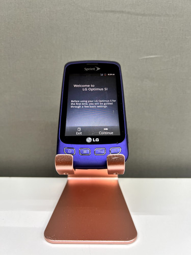 Purple phone optimus s - lg,