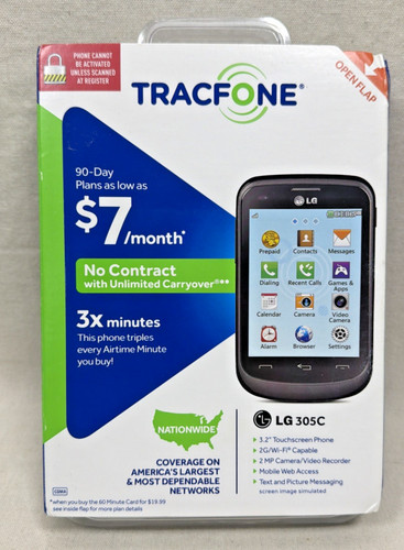 Tracfone 305c touchscreen - tracfone, lg