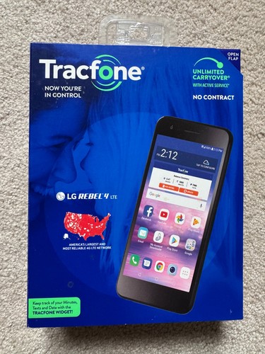 New rebel4 tracfone smart - ,